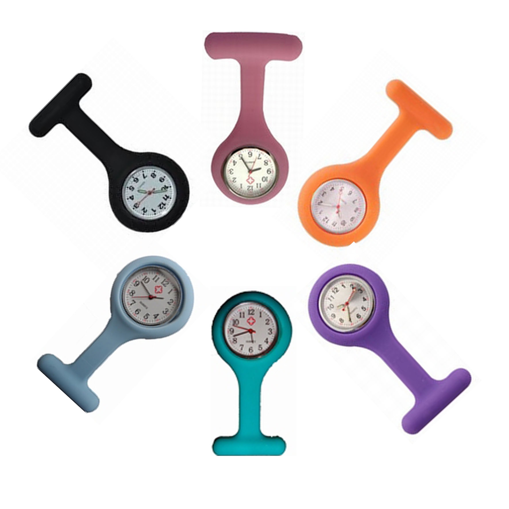 Montres pour les infirmières;Coulours unies